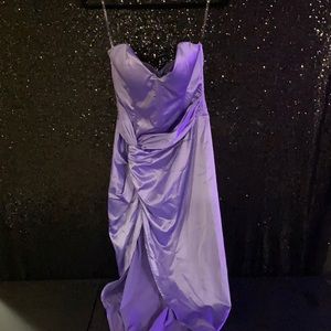 Fashion Nova Satin Maxi Dress Size L